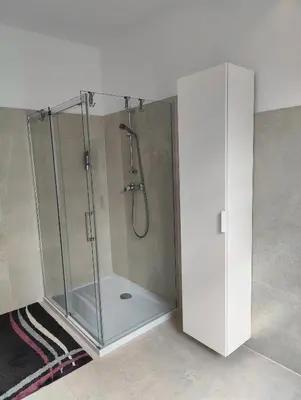 Ein Badezimmer in der Unterkunft Ferienwohnung Rustica