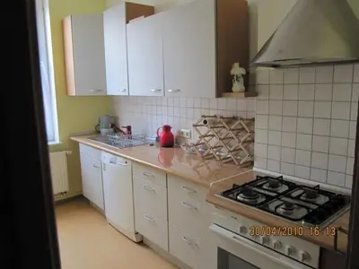 Küche/Küchenzeile in der Unterkunft Ferienwohnung Rustica