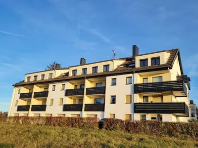 Das Gebäude in dem sich die Ferienwohnung befindet