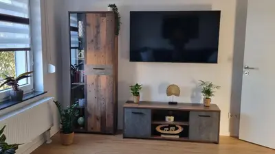 TV/Unterhaltungsangebot in der Unterkunft Ferienhaus im Amselweg - Sauna & Garten
