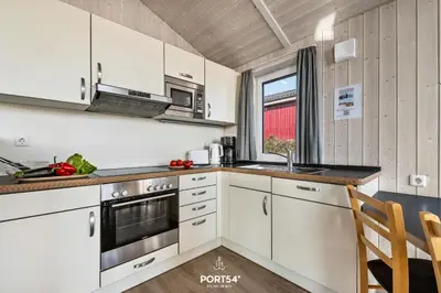 Küche/Küchenzeile in der Unterkunft Ferienhaus HarzZauber Lodge - Sankt Andreasberg im Harz