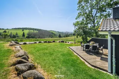 Naturlandschaft in der Nähe des Ferienhauses