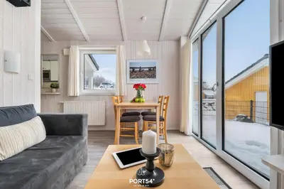 Ein Sitzbereich in der Unterkunft Ferienhaus Sonnentau - Sankt Andreasberg im Harz