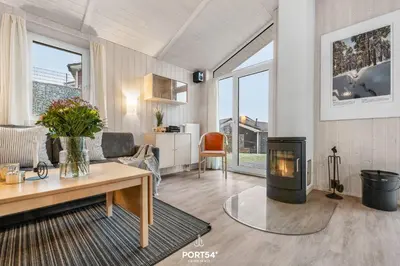 Ein Sitzbereich in der Unterkunft Ferienhaus Panoramablick 19 - Sankt Andreasberg im Harz