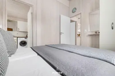 Ein Bett oder Betten in einem Zimmer der Unterkunft Ferienhaus Harzidylle - Sankt Andreasberg im Harz