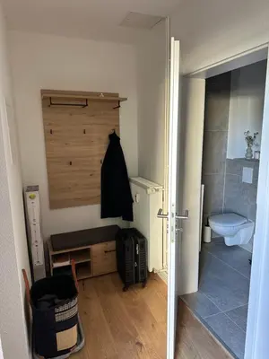 Ein Badezimmer in der Unterkunft Ferienwohnung Hang zur Villa