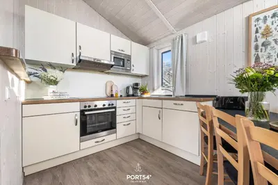 Küche/Küchenzeile in der Unterkunft Ferienhaus Auszeit 22 - Sankt Andreasberg im Harz