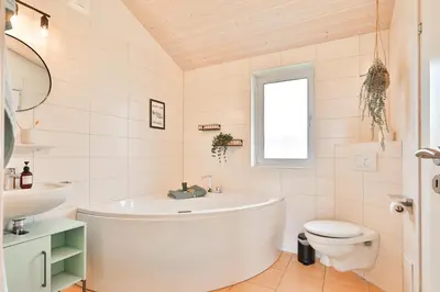 Ein Badezimmer in der Unterkunft Ferienhaus Silberhütte - Sankt Andreasberg im Harz