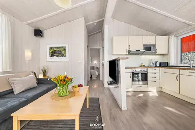 Küche/Küchenzeile in der Unterkunft Ferienhaus Panoramablick 26 - Sankt Andreasberg im Harz
