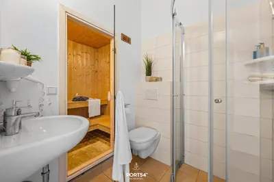 Ein Badezimmer in der Unterkunft Ferienhaus Bergoase - Sankt Andreasberg im Harz