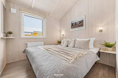Ein Bett oder Betten in einem Zimmer der Unterkunft Ferienhaus Brocken - Sankt Andreasberg im Harz