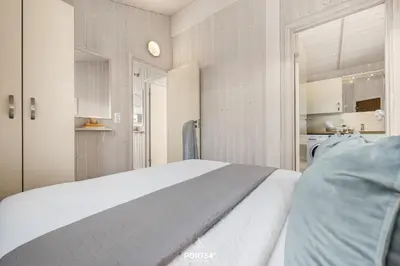 Ein Bett oder Betten in einem Zimmer der Unterkunft Ferienhaus Sonnenberg - Sankt Andreasberg im Harz