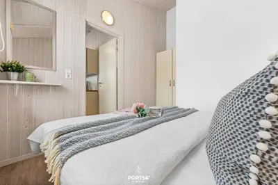 Ein Bett oder Betten in einem Zimmer der Unterkunft Ferienhaus Wurmberg - Sankt Andreasberg im Harz