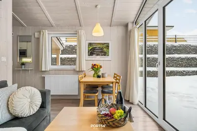 Ein Sitzbereich in der Unterkunft Ferienhaus Wurmberg - Sankt Andreasberg im Harz
