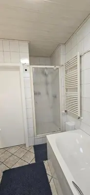 Ein Badezimmer in der Unterkunft FeWo Rügenblick