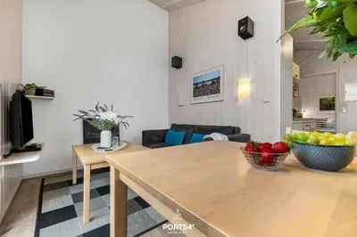 Küche/Küchenzeile in der Unterkunft Ferienhaus Panoramablick 08 - Sankt Andreasberg im Harz