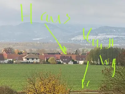 Naturlandschaft in der Nähe der Ferienwohnung