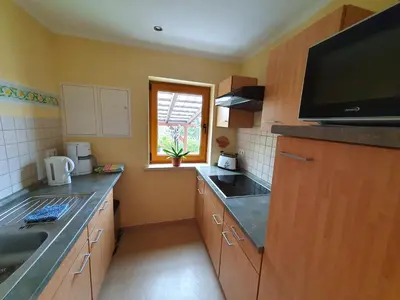 Küche/Küchenzeile in der Unterkunft Nelius - Ferienhaus 2