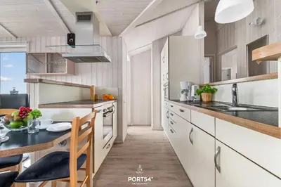 Küche/Küchenzeile in der Unterkunft Ferienhaus Panoramablick 53 - Sankt Andreasberg im Harz