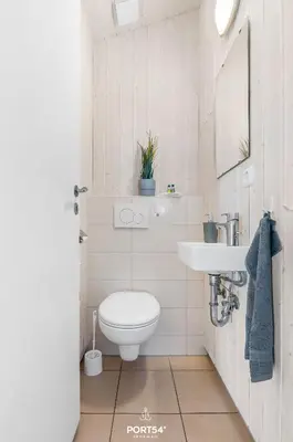 Ein Badezimmer in der Unterkunft Ferienhaus Panoramablick 53 - Sankt Andreasberg im Harz