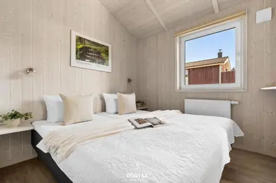 Ein Bett oder Betten in einem Zimmer der Unterkunft Ferienhaus Spitzenblick 2 - Sankt Andreasberg im Harz