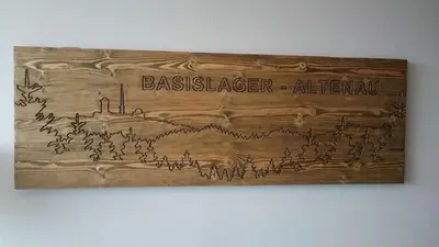 Ein Zertifikat, Auszeichnung, Logo oder anderes Dokument, das in der Unterkunft Basislager Altenau 11 Stock ausgestellt ist