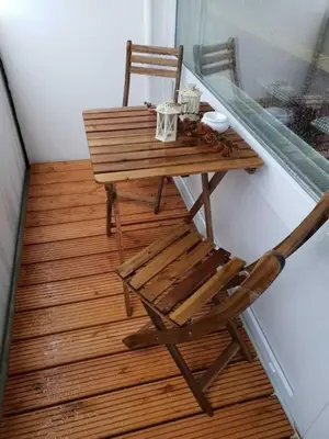 Ein Balkon oder eine Terrasse in der Unterkunft Basislager Altenau 11 Stock