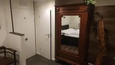 Ein Bett oder Betten in einem Zimmer der Unterkunft Wildwechsel
