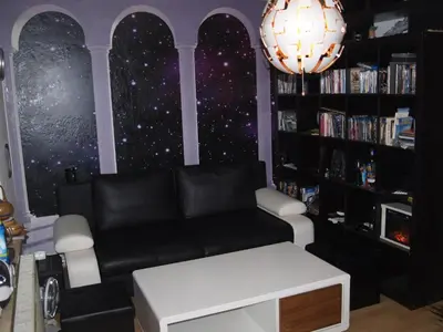 Ein Sitzbereich in der Unterkunft Spaciges Appartement mit eigenem Parkplatz