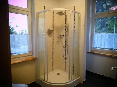Ein Badezimmer in der Unterkunft Zur Traube