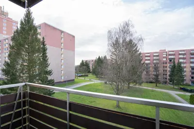 Das Gebäude in dem sich die Ferienwohnung befindet