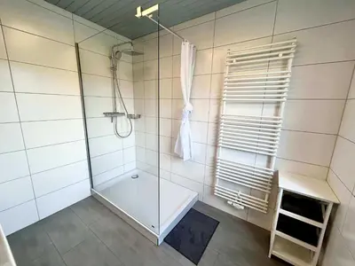 Ein Badezimmer in der Unterkunft Ferienwohnung Abendsegler