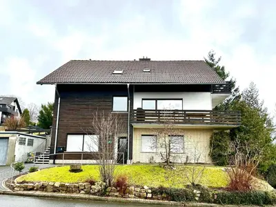 Das Gebäude in dem sich die Ferienwohnung befindet