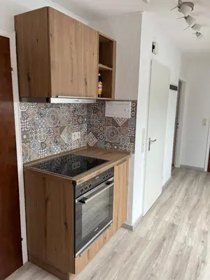 Küche/Küchenzeile in der Unterkunft Harzhaus Altenau - Wohnung 3