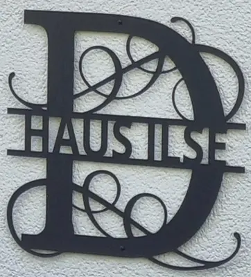 Ein Zertifikat, Auszeichnung, Logo oder anderes Dokument, das in der Unterkunft Haus Ilse Wohnung 10 ausgestellt ist