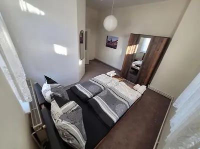 Ein Bett oder Betten in einem Zimmer der Unterkunft APT1 im Zentrum WR