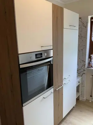 Küche/Küchenzeile in der Unterkunft Ferienwohnung Traum an der Radau