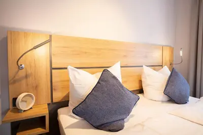 Ein Bett oder Betten in einem Zimmer der Unterkunft Chalet Bergzeit 6