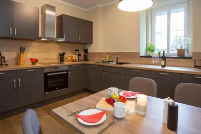 Küche/Küchenzeile in der Unterkunft Lieblingsquartier familiy Suite 2-3