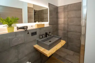 Ein Badezimmer in der Unterkunft Lieblingsquartier familiy Suite 2-3