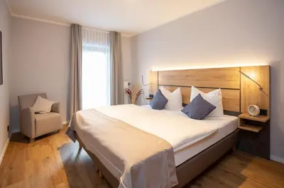 Ein Bett oder Betten in einem Zimmer der Unterkunft Chalet Bergzeit 7