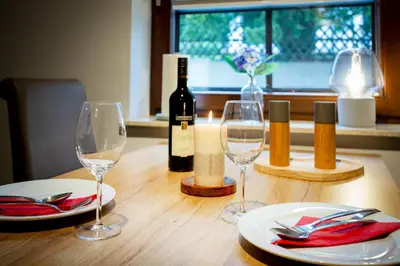 Getränke in der Unterkunft Chalet Bergzeit 4
