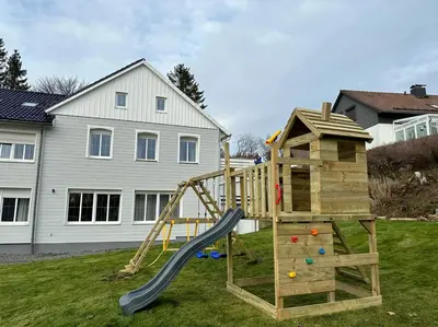 Ein Kinderspielbereich in der Unterkunft Lieblingsquartier - Wohnung 10