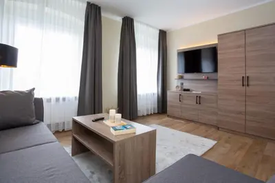 TV/Unterhaltungsangebot in der Unterkunft Lieblingsquartier - Wohnung 11