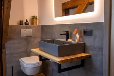 Ein Badezimmer in der Unterkunft Lieblingsquartier - Penthouse Wohnung 13