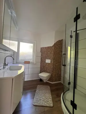 Ein Badezimmer in der Unterkunft Auf dem Berge Hohegeiß