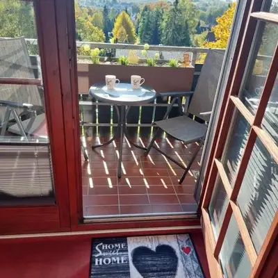 Ferienwohnung Gipfelglück mit Fernblick und Strandkorb