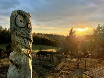 Naturlandschaft in der Nähe des Ferienhauses