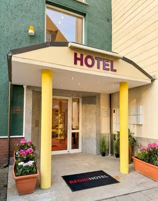 Das Gebäude in dem sich das Hotel befindet