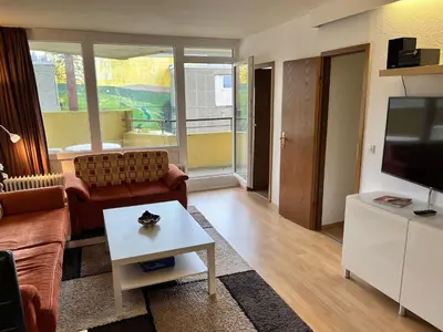 Ein Sitzbereich in der Unterkunft Apartment 218